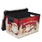 Simplify Storage Tote, 15-3/8 in L x 11-3/8 in W x 15-3/8 in H, Red, Polypropylene 9080-10 - alternate 3